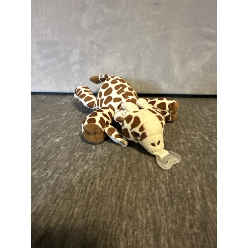 Philips Avent Baby Giraffe Plush Stuffed Pacifier‎ Holder Comfort Soother 8"